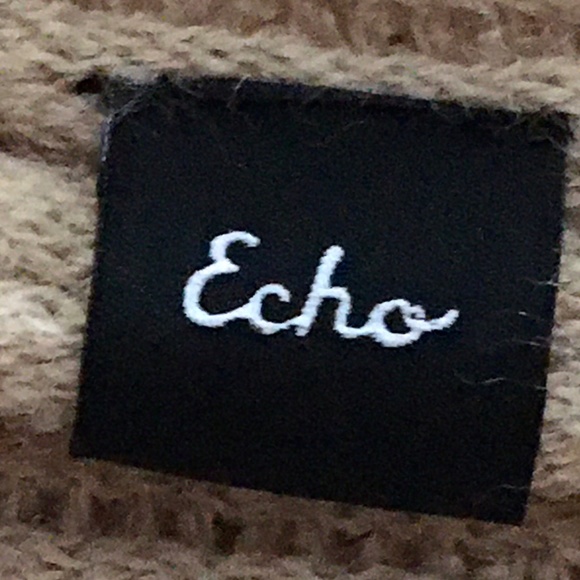 Women's Echo Winter Scarf - Ample Size - Over 7 foot Long!!! Tan / Camel Color - Picture 5 of 6